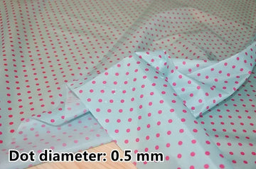 tissu imprimé imperméable motif points blancs coton bricolage couture décoration intérieur multi couleur