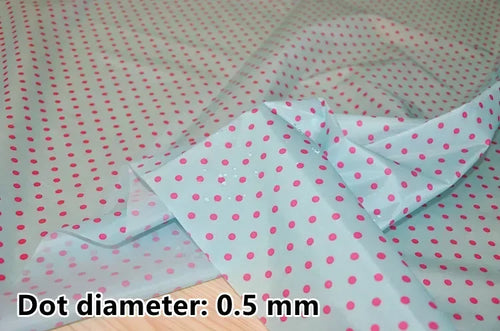 tissu imprimé imperméable motif points blancs coton bricolage couture décoration intérieur multi couleur
