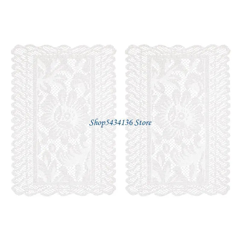 serviettes table dentelle blanc classique opacité réutilisable lavable machine table manger