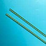 bande led vert ligne jaune moderne 60 leds 6v connecteurs