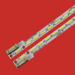 barre lumineuse led jaune industrielle 6v 56 leds 550mm connecteurs blancs