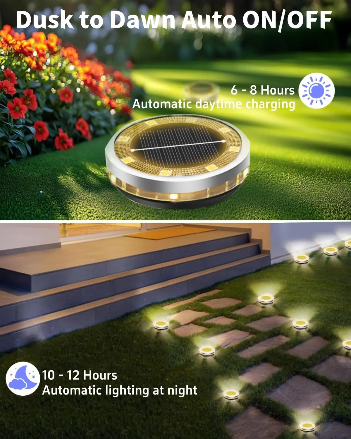 lampe solaire jardin extérieur 12 led panneaux solaires moderne tringle
