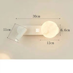 applique murale moderne lampe chevet led noire blanche minimaliste éclairage intérieur salon
