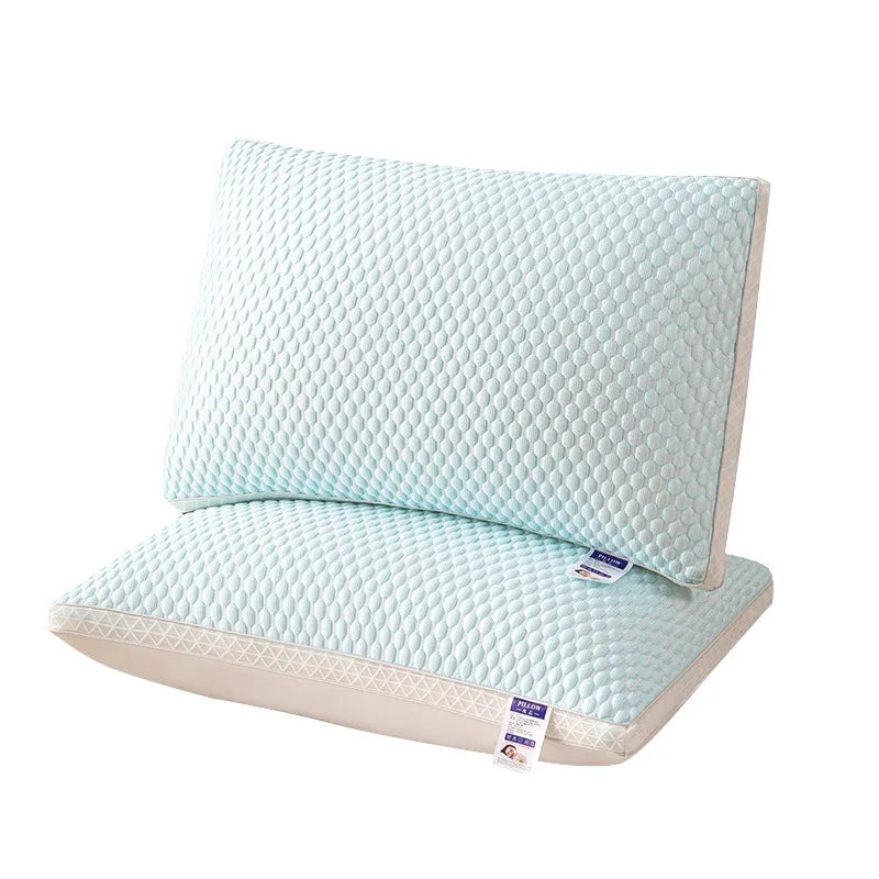 oreiller pentagramme bleu clair moderne texture géométrique polyester microfibre respirant adultes étudiants couverture nocturne