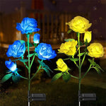 lumières solaires roses artificielles bleu rouge jaune patio moderne