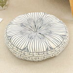 coussin canapé rond antidérapant polyester fleurs motifs géométriques ethnique simple