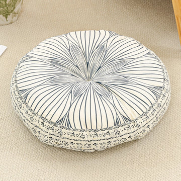coussin canapé rond antidérapant polyester fleurs motifs géométriques ethnique simple