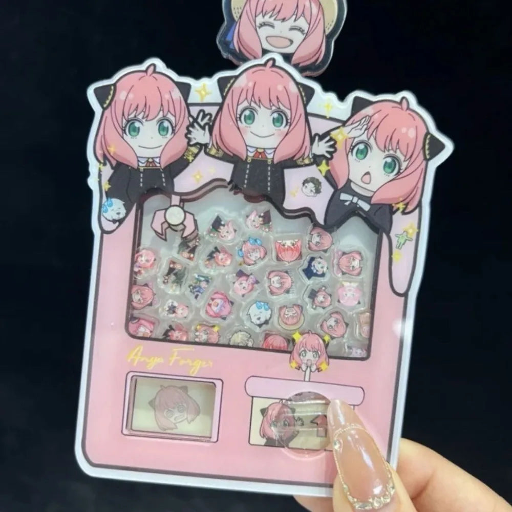 décoration murale cartoon personnage anime pochette rose clair accessoire décoration tableSuspensQuestion