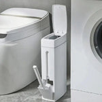 distributeur serviettes toilette blanc moderne brosse wc papier hygiénique salle
