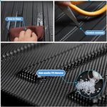tapis sol coffre tesla model 2021 2024 noir rayures horizontales intégré étanche