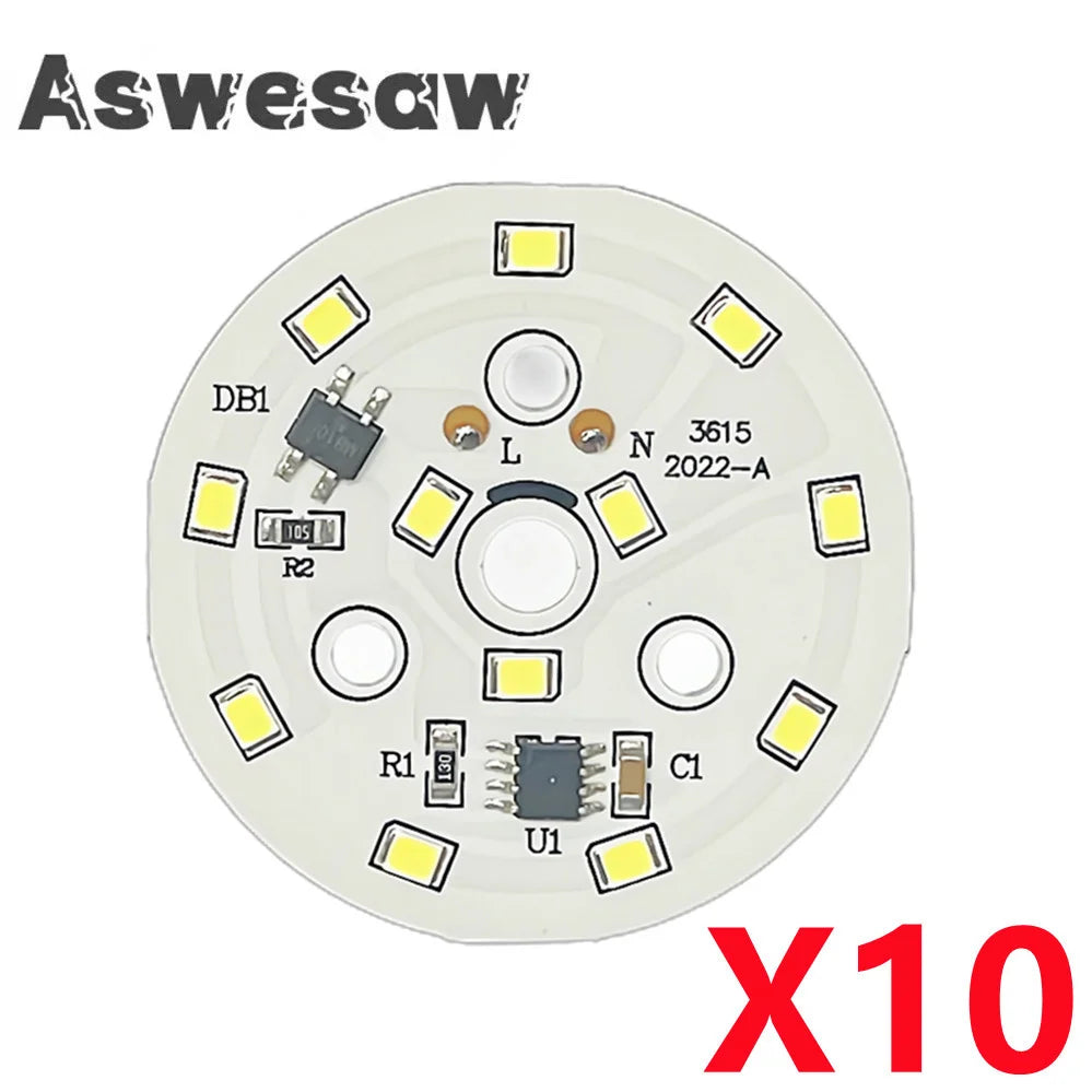 plaque led diodes smd 2835 blanc moderne 3w 5w 7w 9w 12w 15w 18w