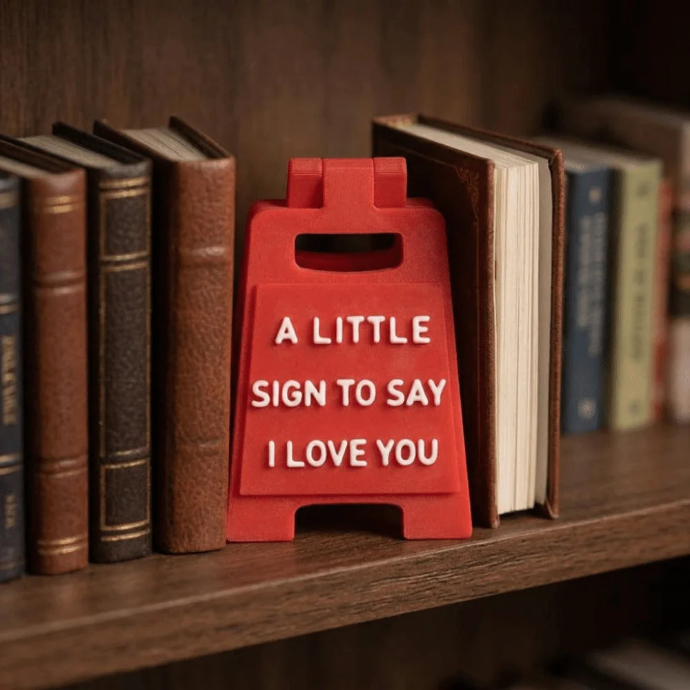 décoration intérieure plaque signalisation rouge texte blanc amour minimaliste erotique maison