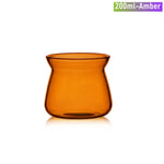 vase moderne opaque couleur bleue orange 200ml 520ml verre borosilicate