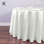 nappe table rouge noire bleu violet jaune beige blanche verte satinée moderne opaque réutilisable