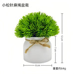 plante artificielle feuilles pointues vert clair moderne ruban jute décoration intérieure maison salon ornementalité