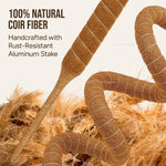support plante grimpante fibre végétale marron clair naturelle rustique facile utiliser adhésif twine velcrointérieurextérieurbalconjardin