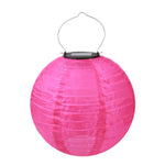 lanterne solaire led ip55 20cm papier plissé opaque traditionnelle anniversaire mariage noël fêtes extérieures