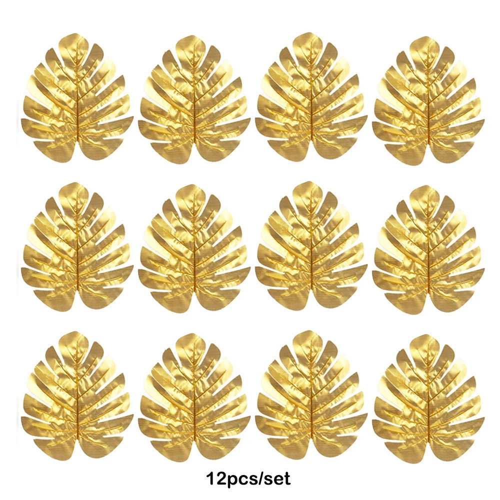 feuilles artificielles tropicales vertes décoration extérieure naturelle mariage anniversaire fête hawaïenne luau
