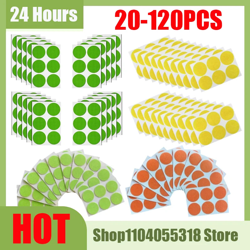 autocollants anti moustiques répulsifs naturels vert jaune orange moderne adhésifs été extérieur 20 40