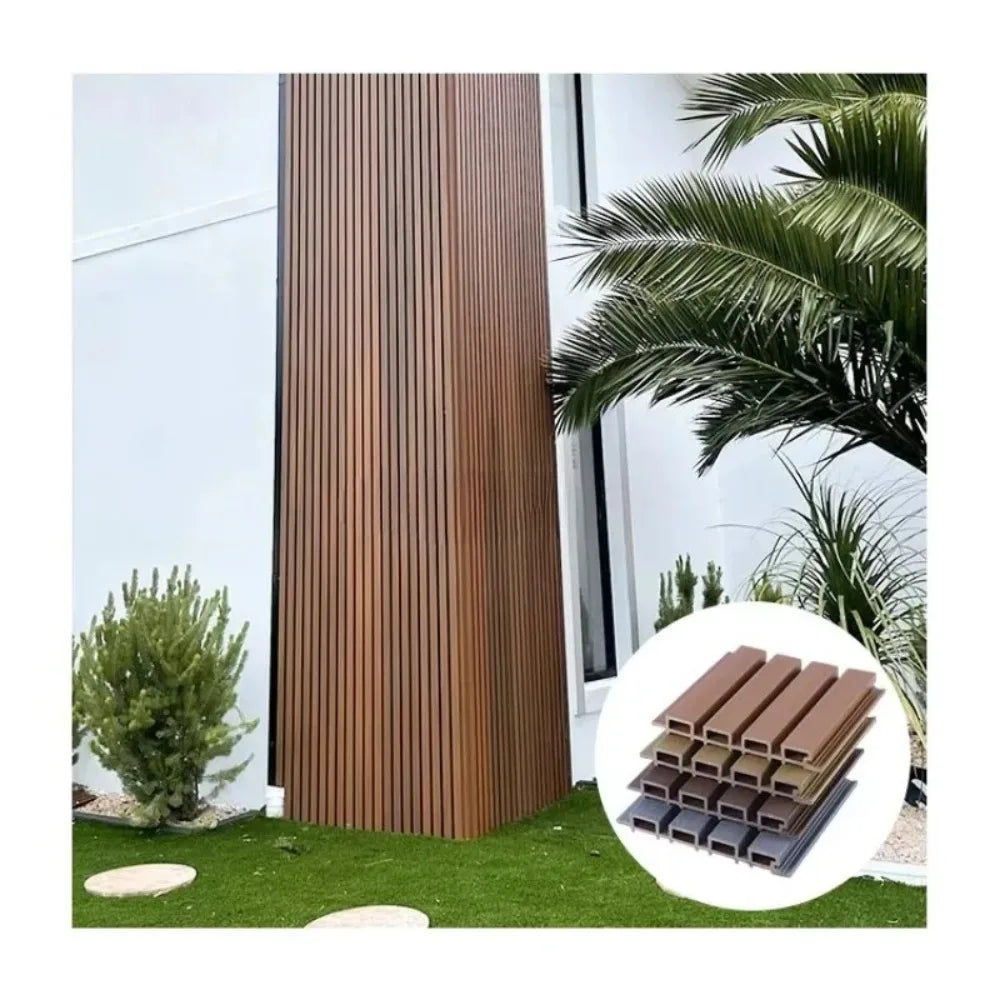 panneaux parement mural modernes rayures verticales couleur marron beige gris insonorisants extérieurs intérieurs