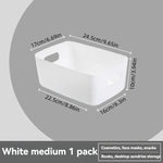boîtes rangement moderne boîtes bacs plastique opaques couleurs variées beige blanc orange bleu sans