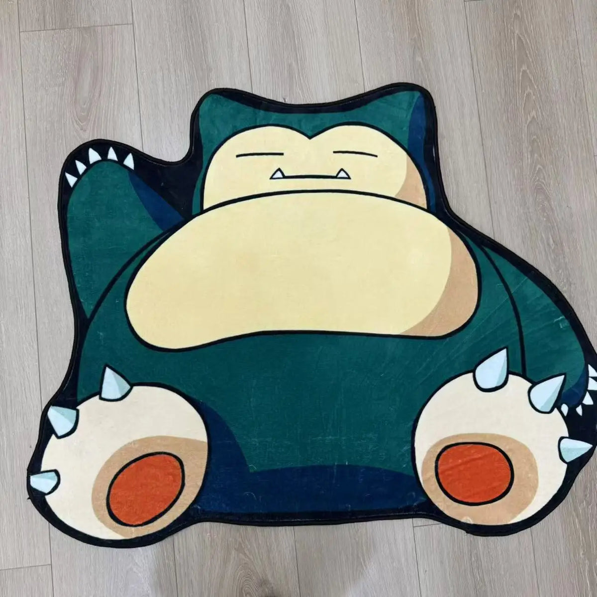 tapis antidérapants polaire dessin animé vert beige orange bleu noir anti glisse chambre salon
