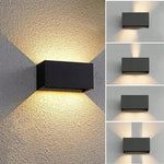 applique murale led moderne noire blanche minimaliste salon chambre cuisine étanche ip65