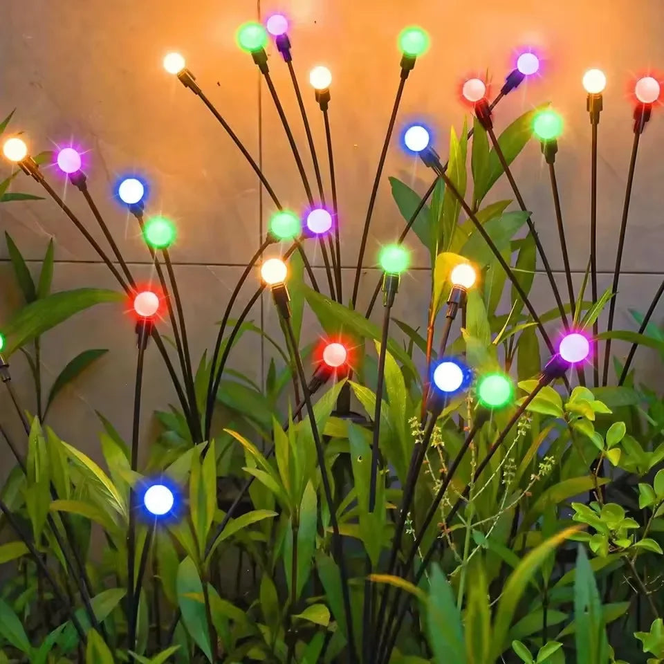 guirlande lumineuse solaire led multicolore moderne blanc boules sphériques facile installationextérieur