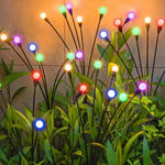 guirlande lumineuse solaire led multicolore moderne blanc boules sphériques facile installationextérieur