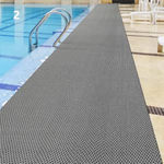 tapis sol salle bain pvc moderne rouge vert gris antidérapant confortable respectueux environnement