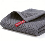 serviettes cuisine coton beige gris rouge maille fine moderne