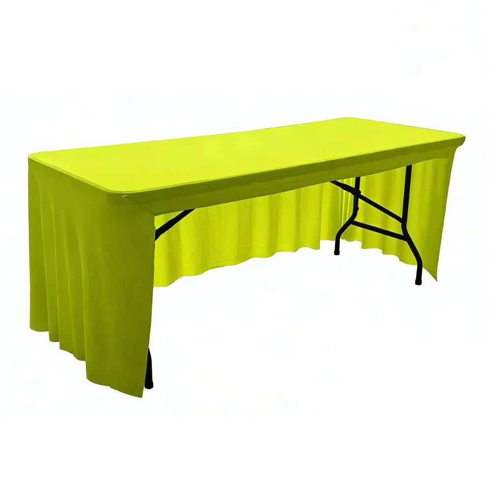 housse table pliante extensible clips table rectangulaire moderne couleur unie imperméable