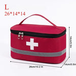 sac rangement multi usages kit médical oxford pratique croix blanche rouge gris bleu