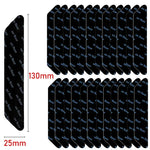 tapis antidérapants adhésifs réutilisables lavables moderne confortable noir gris blanc bleuclair