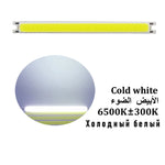 barre led 100x8mm orange verte blanche 5w 12v clips aluminium silicone moderne