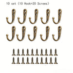 crochets muraux robustes acier inoxydable bronze noir blanc utilisation multiple moderne minimaliste vis fixations