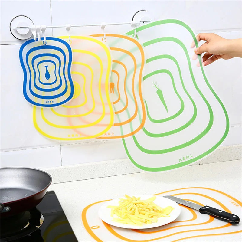 tapis cuisine moderne pratique transparent clips couleur blanc bleu orange vert motifs fruits animaux