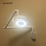 lampe chirurgicale led moderne blanc fixée tringle usage clinique interrupteur indicateur
