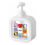 distributeur savon liquide pompe plastique rose transparent personnage animé mignon bouteille shampoing mains cadeau