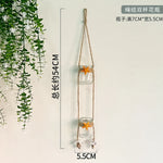 vases suspendus transparents vintage coquillages étoiles rustiques éléments naturels