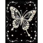 tableau décoratif motifs floraux strass or élégant art décoratif diy adulte modernes incluséesOpaqueFlyGirlElves