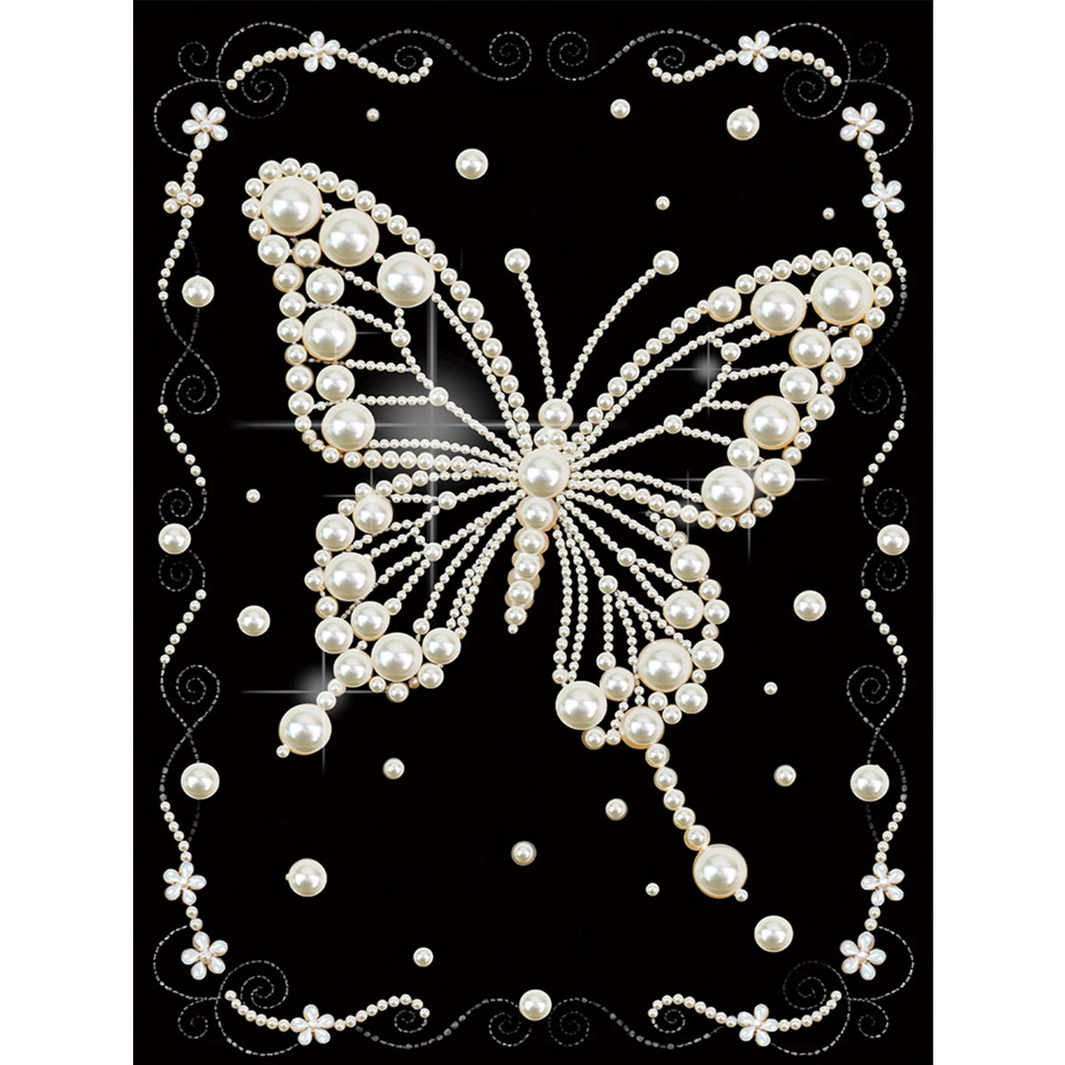 tableau décoratif motifs floraux strass or élégant art décoratif diy adulte modernes incluséesOpaqueFlyGirlElves
