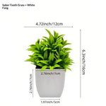 plantes artificielles feuilles vertes violettes moderne minimaliste sans entretien décoration intérieure extérieure pot carré