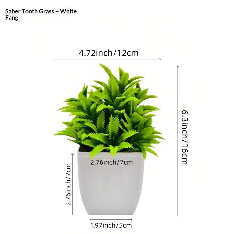 plantes artificielles feuilles vertes violettes moderne minimaliste sans entretien décoration intérieure extérieure pot carré