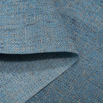 tissu polyester texturé moderne fleurs séchées jaunes feuille bleue antidérapant