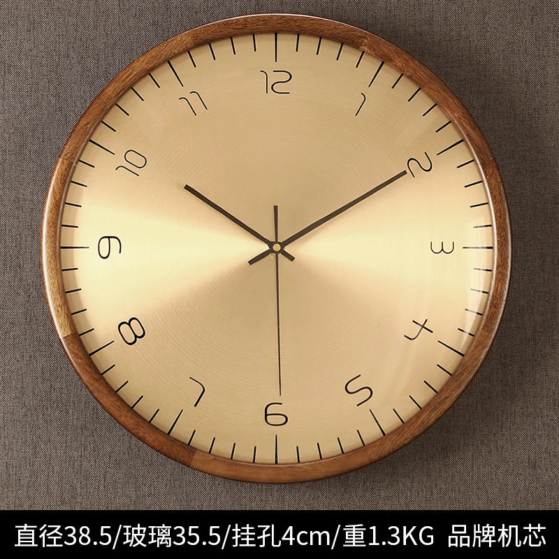 horloge murale moderne décoration salon marbre floral transparent numérique aiguille bois doré