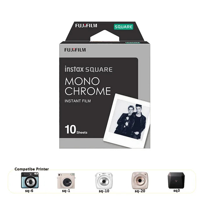 film instantané fujifilm square marbre blanc 10 feuilles compatible sq6 sq10 sp3