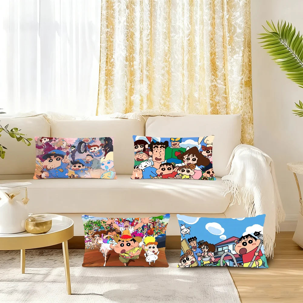 housse coussin anime personnages multicolores moderne double face 30x50cm 40x60cm 48x74cm 50x70cm