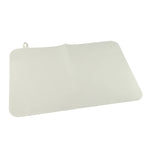 tapis d'isolation feutré absorbant eau minimaliste gris noir blanc sauna bain