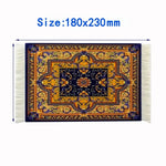 tapis souris motif fleurs persan classique caoutchouc antidérapant informatique bleu